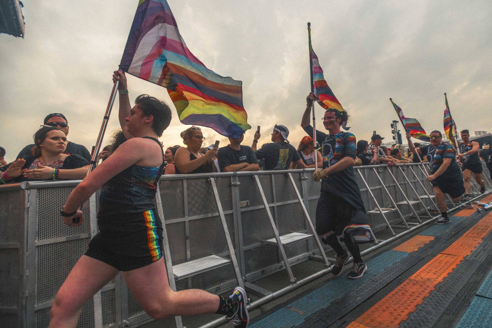 All Time Low made a powerful Pride Month statement at Warped Tour DC with an LGBTQ+ marching band and cheer squad.