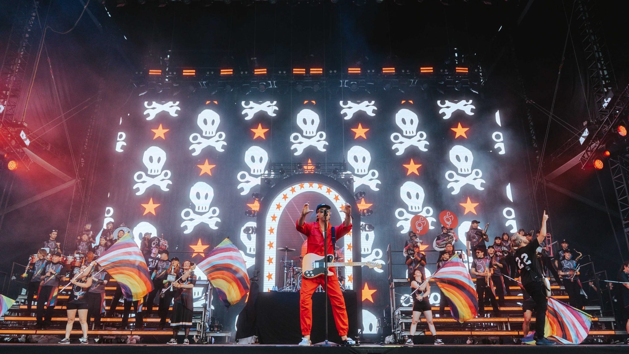 All Time Low Brings Pride Power to Warped Tour DC with LGBTQ+ Marching Band and Cheer Squad