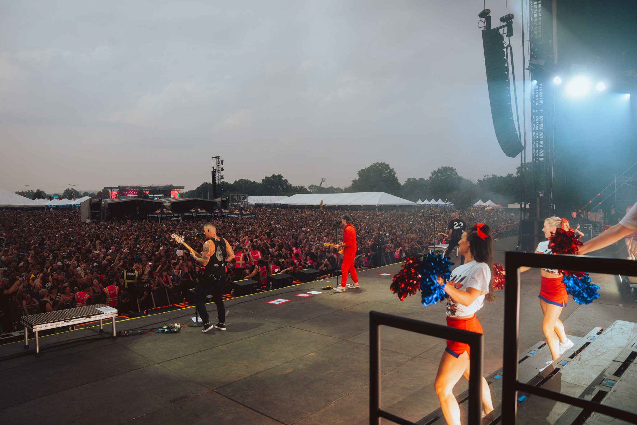 All Time Low made a powerful Pride Month statement at Warped Tour DC with an LGBTQ+ marching band and cheer squad.