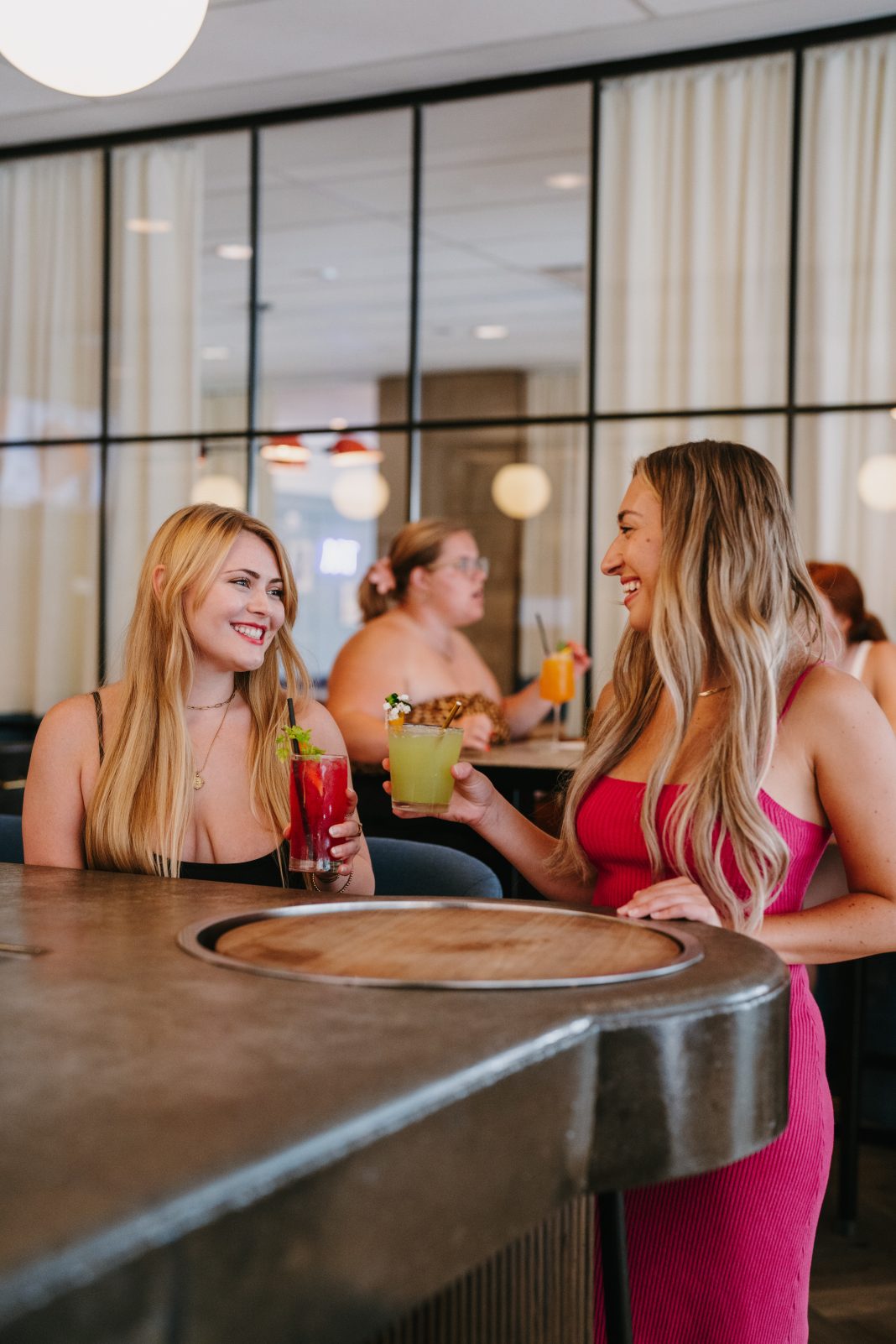 Guests attend the YOTEL Washington, DC's WorldPride Party and enjoy beverages and more before the drag perfrormances. Photo: YOTEL