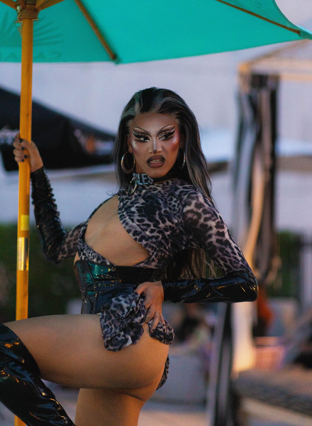 Arriety performs on the rooftop with one sickening look for The YOTEL Washington, DC's WorldPride Party. Photo: YOTEL
