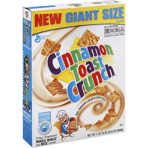 Cinnamon Toast Crunch Cereal Box