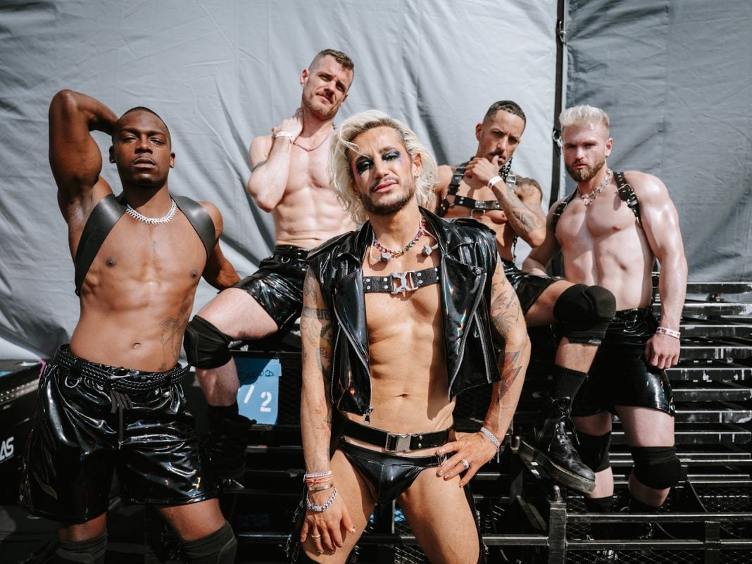 Frankie Grande and company bringing the heat at the 2025 OUTLOUD Boston Music Festival (Photo: Emily Gardner @emilygardnerx)