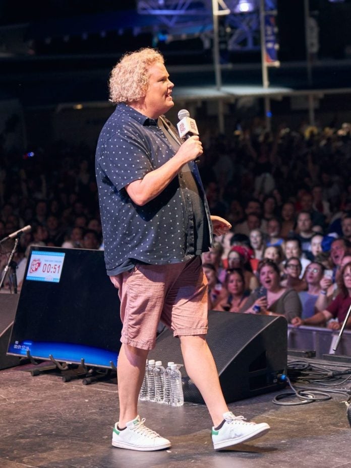Fortune Feimster brought the laughs as Johnsonville delivered the World’s First Sausage Drone Show and a coast-to-coast, summer-long birthday bash for the books. Photo: CJ Foeckler