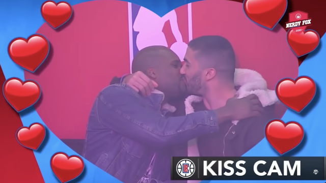 LA Clippers Kiss Cam