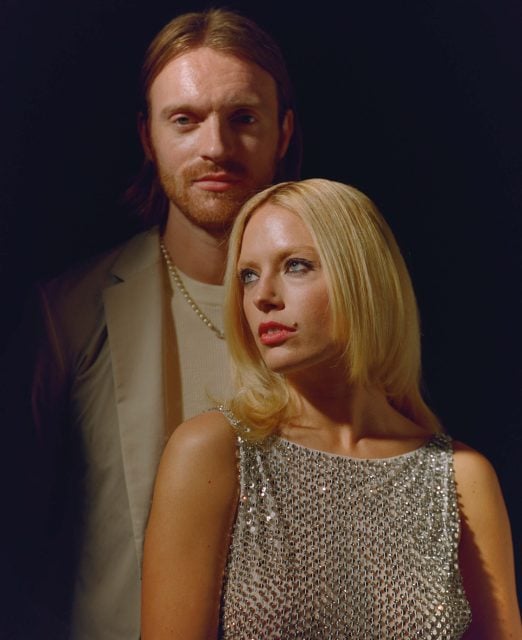 The Favors press photo featuring FINNEAS and Ashe