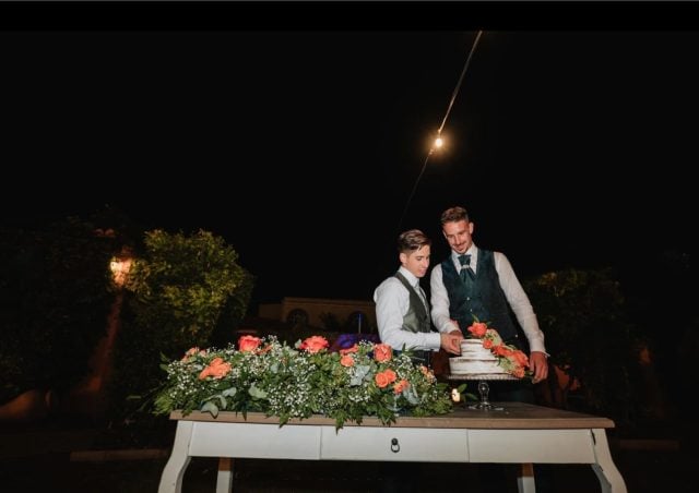 Spanish footballer Alberto Lejarraga just married his longtime partner, making LGBTQ history while still playing professionally.