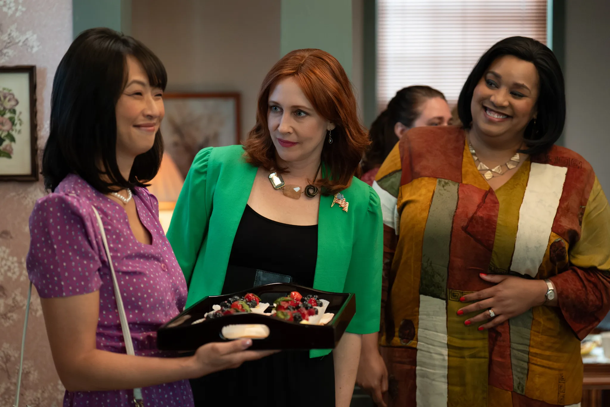 (L-R) Joy Osmanski and Vera Farmiga in ‘Boots’