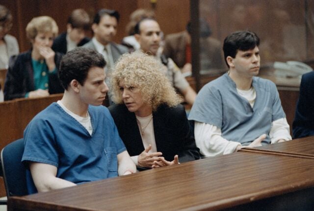 TRIAL OF BROTHERS LYLE and ERIK MENENDEZ (Photo by Ted Soqui/Sygma via Getty Images)