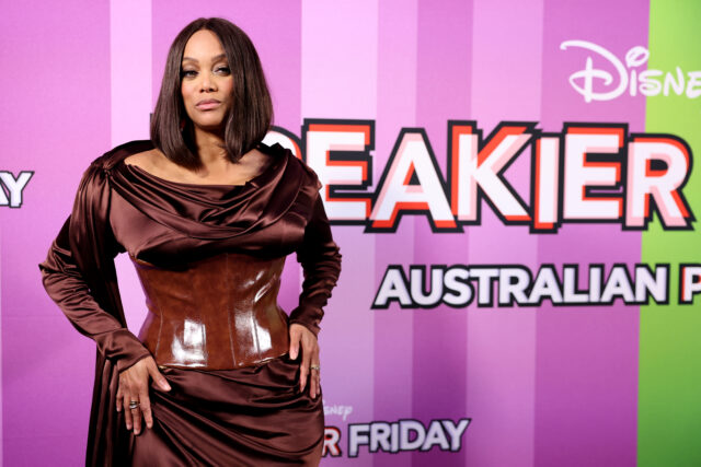 Tyra Banks attends the Australian Premiere of "Freakier Friday" at Event Cinemas Bondi Junction on August 05, 2025 in Sydney, Australia.