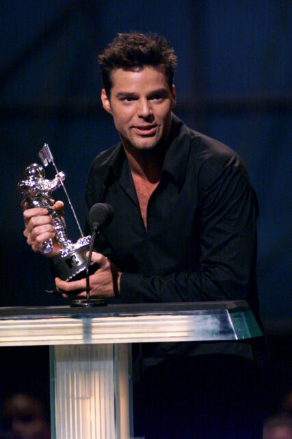 Ricky Martin at the 1999 MTV Video Music Awards at the Metropolitan Opera House, Lincoln Center in New York City, 9/9/99.