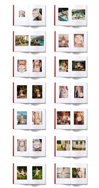 Excerpts from 'Red Hot XXL' art book.