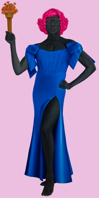 “Trans Forming Liberty” by Amy Sherald.