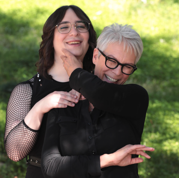 Jamie Lee Curtis with her daughter, Ruby.