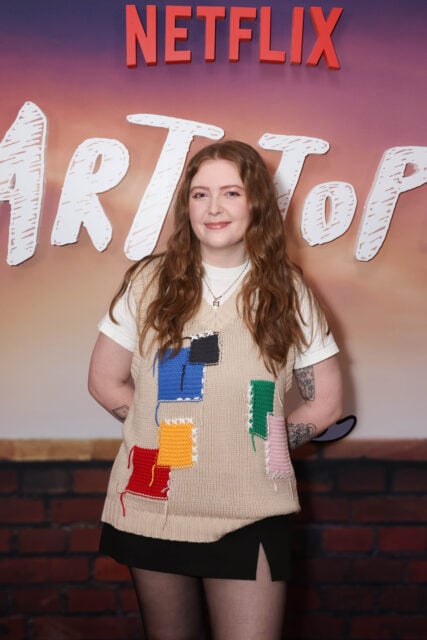 Alice Oseman attends the ‘Heartstopper’ screening at Picturehouse Central Cinema on October 02, 2024 in London, England. (Photo by Netflix/Sama Kai)