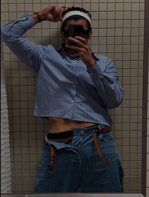 Bad Bunny’s new Instagram carousel has fans doing double takes thanks to a suggestive bathroom selfie and smoldering stares.