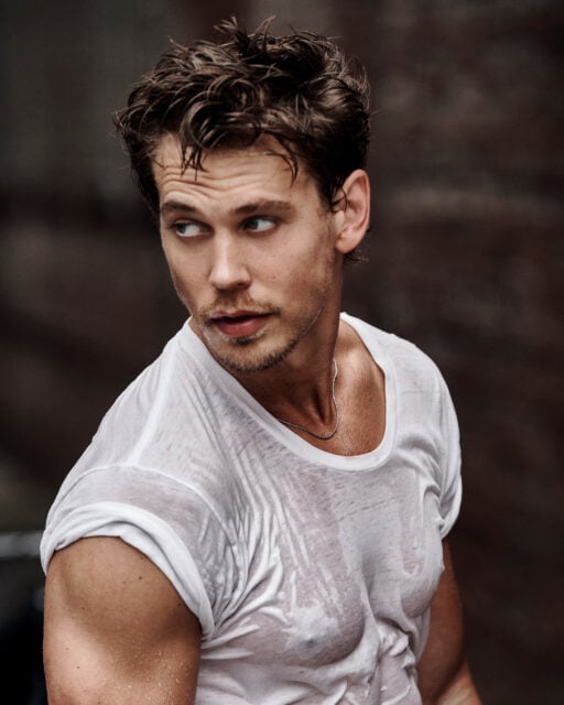Austin Butler posing for Men's Health