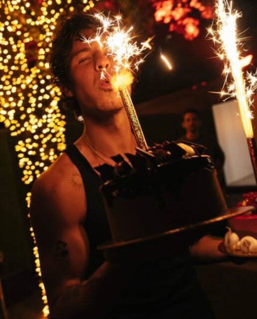 Shawn Mendes turns 27 with concert shots, candle-lit cake, and a cryptic caption that has fans buzzing and maybe a little lovestruck.