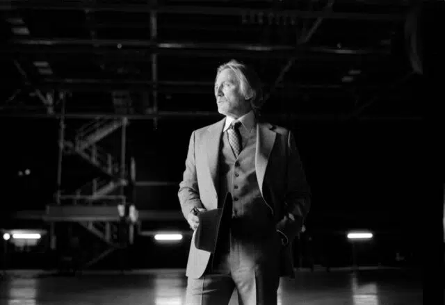 Daniel Craig poses as Benoit Blanc in Netflix's Wake Up Dead Man: A Knives Out Mystery