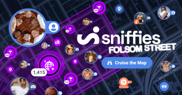 Sniffies partners with Folsom Street Fair, offering a live map, custom gear, and real-time queer event experiences.