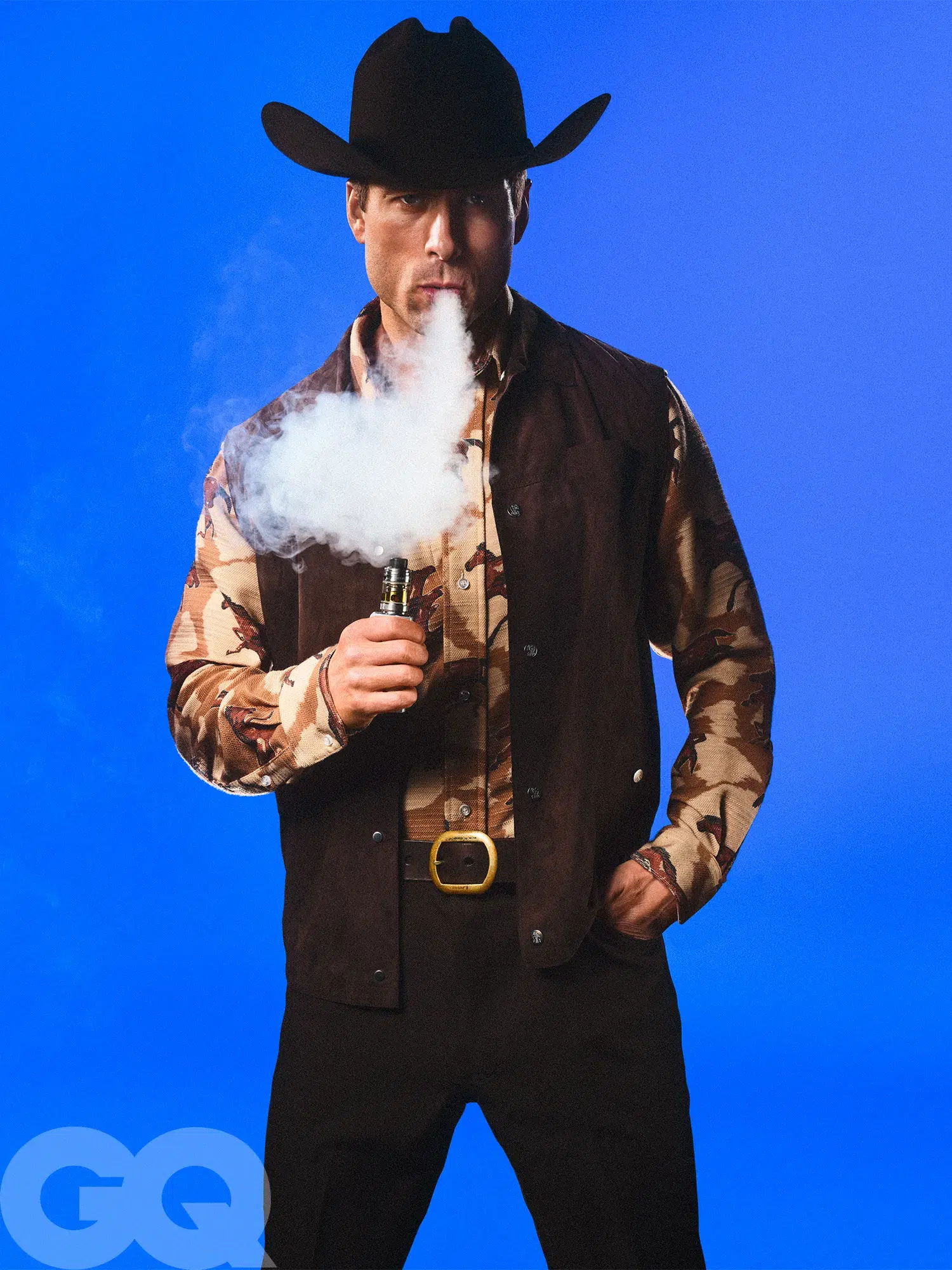 Glen Powell for GQ.
