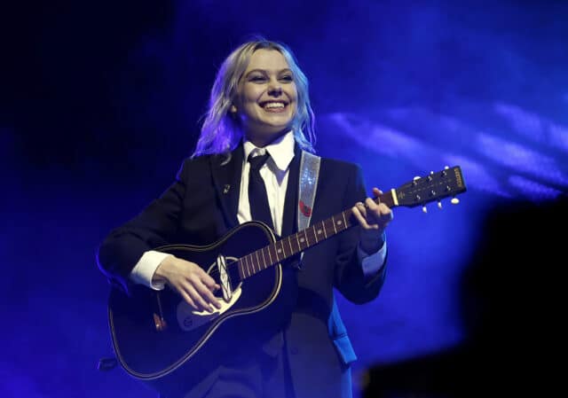 Phoebe Bridgers of Boygenius performs at the Outdoor Theatre during the 2023 Coachella Valley Music and Arts Festival on April 22, 2023 in Indio, California.