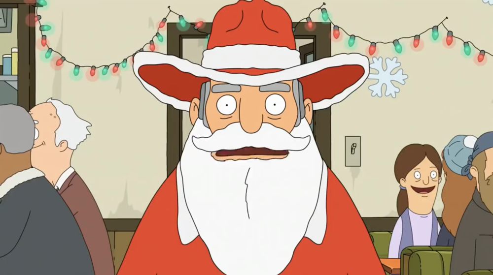 Nick Offerman voicing Pete dressed as Santa in Bob’s Burgers (2013)