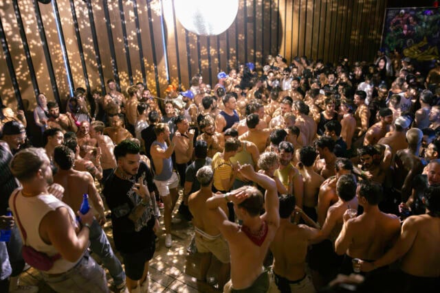 Sniffies Function is the Sexiest Friday on Fire Island at Pavilion 8 with Adam Lambert in the crowd. Photo: Julian Lazaro for Tryst Hospitality