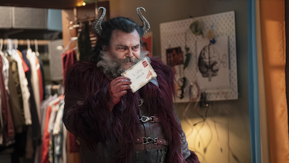 Jack Black as Satan posing as Santa in Dear Santa (2024)