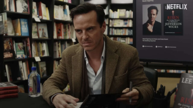 Andrew Scott in 'Wake Up Dead Man: A Knives Out Mystery' Photo: Netflix