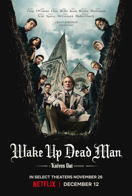 New teaser art for Netflix's Wake Up Dead Man: A Knives Out Mystery