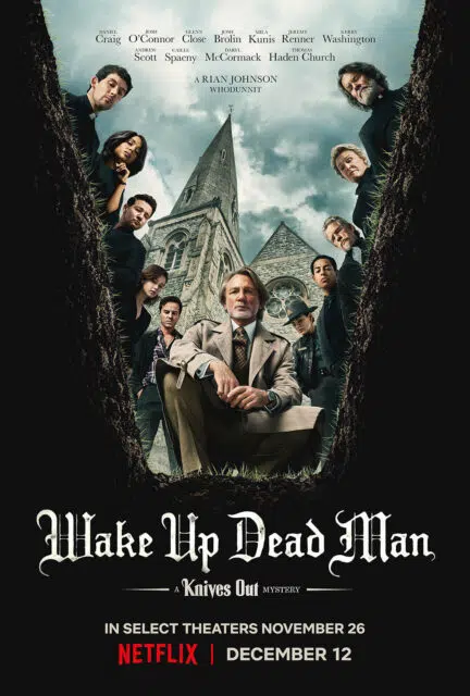 New teaser art for Netflix's Wake Up Dead Man: A Knives Out Mystery