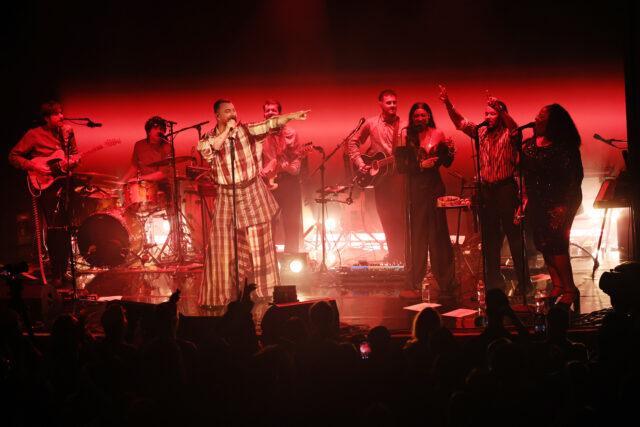 Sam Smith performs onstage during the Sam Smith: “To Be Free New York City” Residency at Warsaw on October 15, 2025 in New York City. 