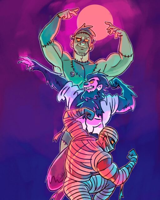 Spooky illustration with Daryl Toh