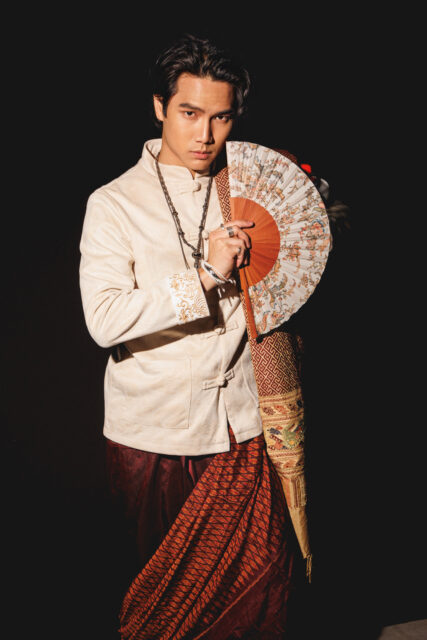 The men of Mister Global 2025 dressed in costume celebrating their unique cultural heritage.