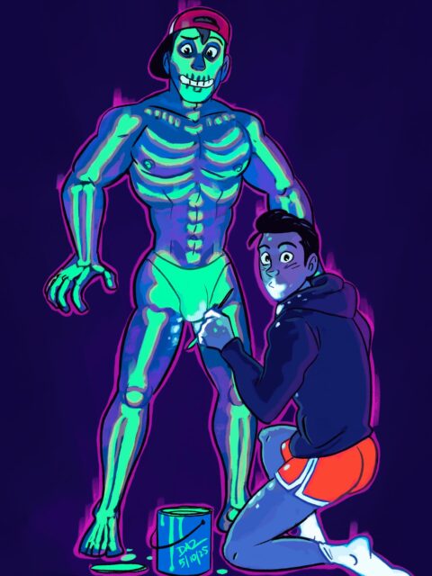 Spooky illustration with Daryl Toh