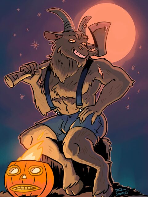 Spooky illustration with Daryl Toh