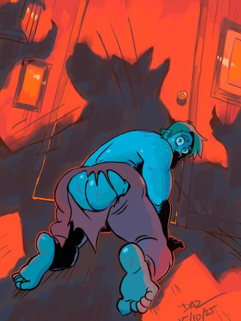 Spooky illustration with Daryl Toh