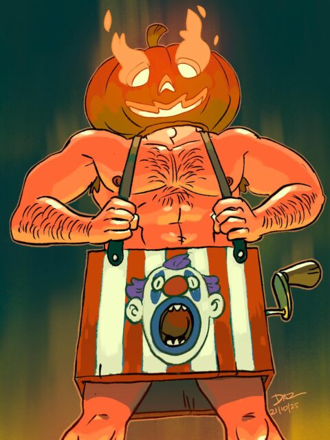 Spooky illustration with Daryl Toh