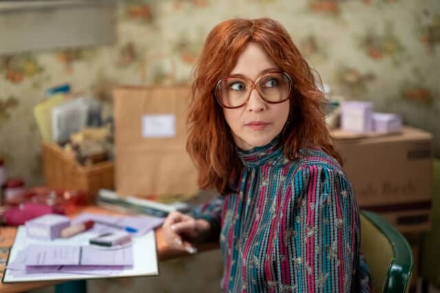 Vera Farmiga as Barb in Episode 101 of Boots. Cr. Alfonso "Pompo" Bresciani/Netflix © 2023