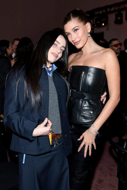 (L-R) Billie Eilish and Hailey Bieber attend the WSJ. Magazine 2025 Innovator Awards at MoMA on October 29, 2025 in New York City.