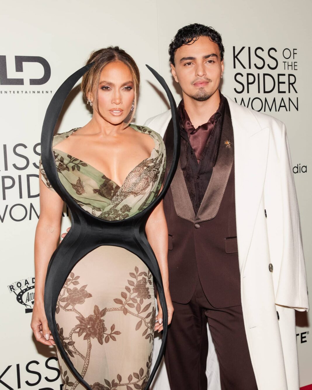 Jennifer Lopez and Tonatiuh attend the 'Kiss of The Spiderwoman' at New York premiere. Photo: Jason Crowley/BFA