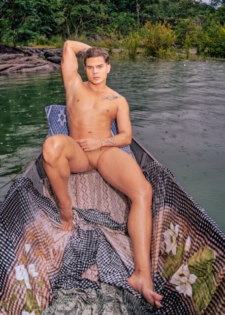 Mr. Panama pictured on a boat for Mister Global in Thailand, 2025