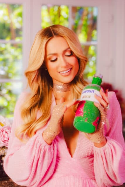 Absolut joins forces with Paris Hilton for a ‘Wicked: For Good’ cocktail collection, raising funds for the Human Rights Campaign Foundation.