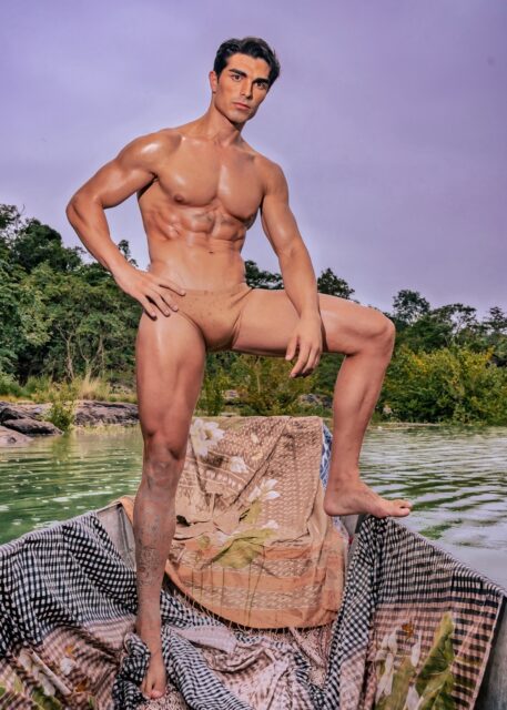 Mr. Spain pictured on a boat for Mister Global in Thailand, 2025