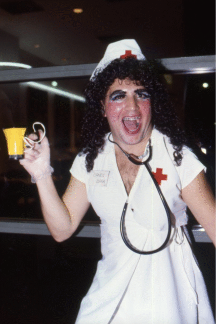 Explore West Hollywood’s 1980s Halloweens with outrageous drag, playful mayhem, and iconic costumes that inspired the queer community.