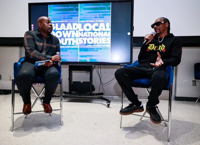 Snoop Dogg teams with GLAAD at Jackson State to support LGBTQ+ families and educate Gen Z on HIV prevention and awareness.