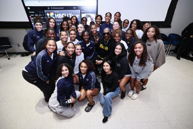 Snoop Dogg teams with GLAAD at Jackson State to support LGBTQ+ families and educate Gen Z on HIV prevention and awareness.