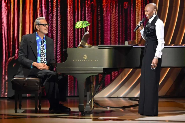 Cynthia Erivo and Jeff Goldblum in 'Wicked: One Wonderful Night'. 