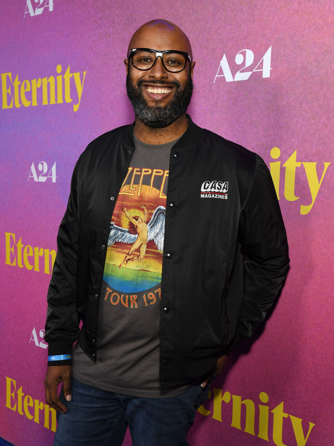 Ira Madison III at the New York Premiere of A24’s ETERNITY on November 8, 2025. Photo: Kristina Bumphrey for A24